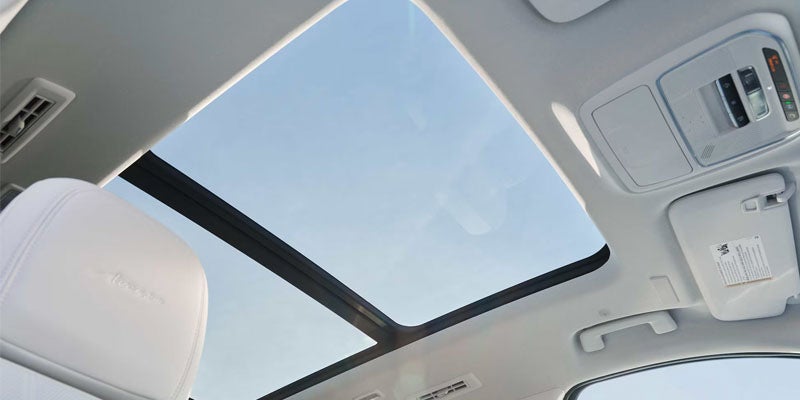 Sunroof view in Enclave