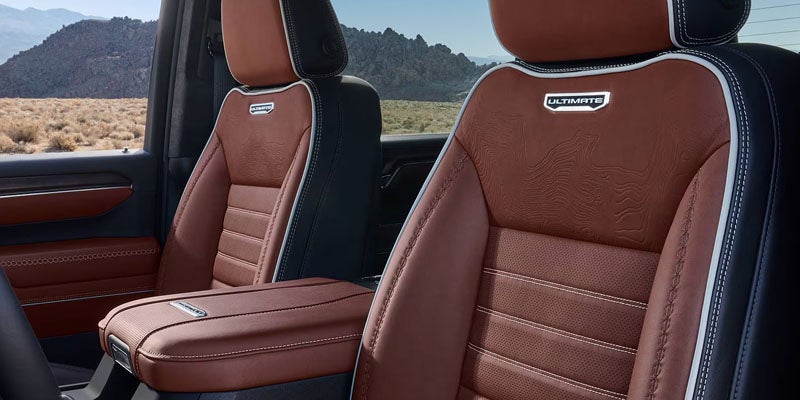 Interior view of GMC Sierra 2500 HD